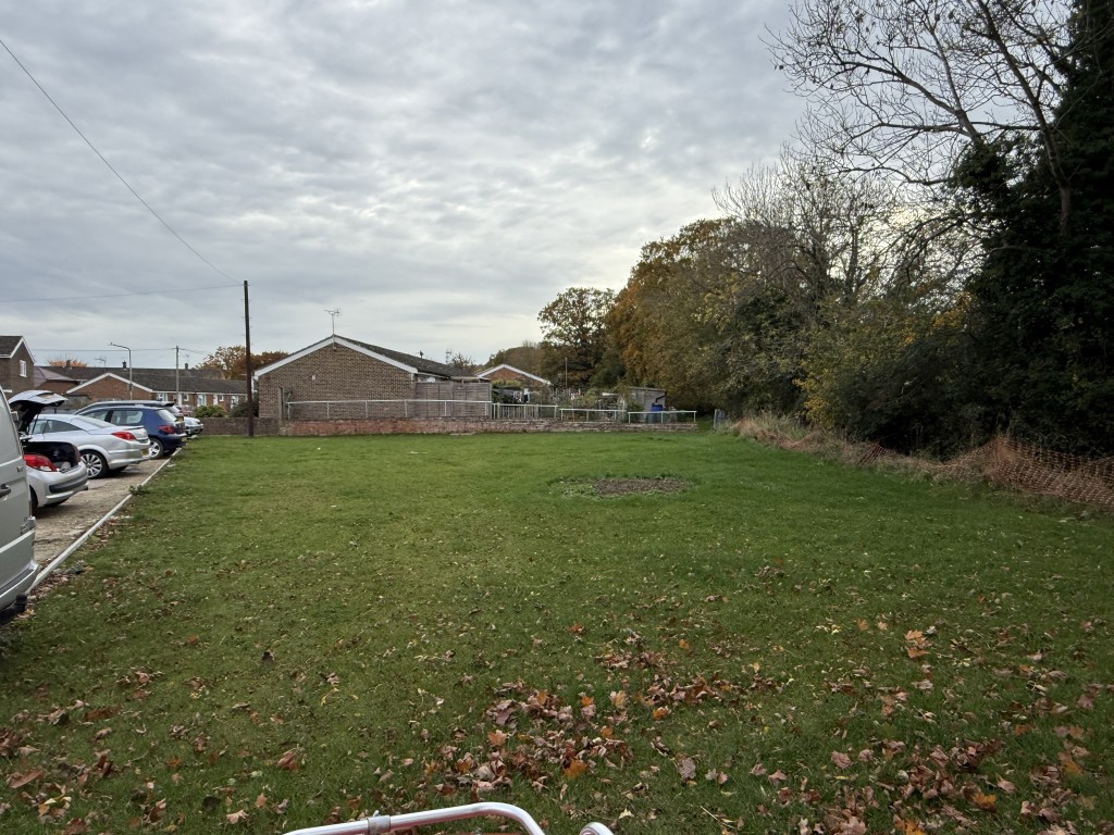Lot: 58 - LAND WITH PLANNING FOR SEVEN AFFORDABLE HOMES ARRANGED AS SIX FLATS AND DETACHED BUNGALOW - View of Land